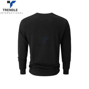 Sweat-shirt d'hiver à col roulé pour homme, basique, à manches longues, pull décontracté, athlétique, pour la salle de sport, l'entraînement, le quotidien, en polaire, 100% coton, coupe moderne - Product Image 2