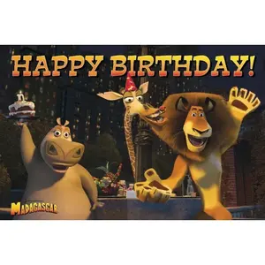 Tarjetas de Felicitación y Invitaciones de Boda con Impresión Digital de Madagascar, para Cumpleaños, Amor y Agradecimiento - Product Image 1