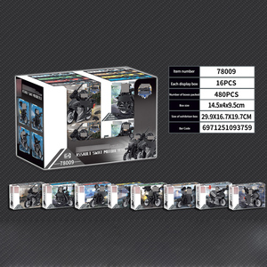 Xe Máy Tấn Công Thiết Bị Xây Dựng Khối Đồ Chơi Cho Bé Trai Quân Đội Quân Sự Swat Quà Tặng Gói Các Vũ Khí Các Bộ Phận Phụ Kiện Chiến Đấu Gạch - Product Image 4