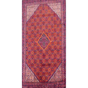 Alfombra Persa Arak Anudada a Mano, Hecha con Lana y Algodón Naturales, 12'2'' X 8'8, Pan83 - Product Image 1