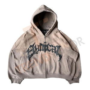 Sudaderas con Capucha para Hombre, Lavado Ácido, Material Ligero para Comodidad en Todas las Temporadas y Atuendos Diarios, Mezcla de Algodón Premium - Product Image 3