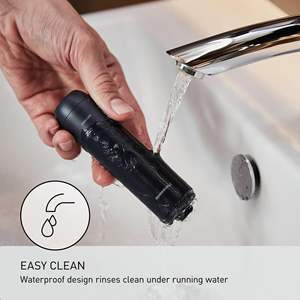 Kit de Recorte de Precisión con Cuchilla de Cerámica, Dial de Ajuste, Uso en Seco/Húmedo, Fácil de Limpiar, Accesorios para Recortar Nariz y Barba - Product Image 2