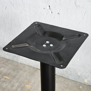 Cast Iron Square Traditional Durable Restaurant <b>Table</b> Base with 4 Prongs CHBCF008 - Product Image 4