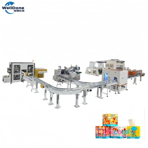 Ligne de production de machines à papier toilette entièrement automatiques Welldone |   Machine à fabriquer du papier mouchoir pour le visage - Product Image 5