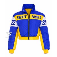 Vêtements de sororité grecque Sigma Gamma Rho en gros, veste de course à manches courtes brodée pour femmes |   Objets grecs