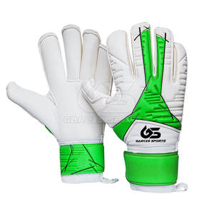 Gants de gardien de but en cuir professionnels avec protection de la paume du coussin Protège-doigts flexible Conception respirante et imperméable - Product Image 1