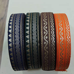 Decorative Satin <b>Lace</b> Rolls For Fashion Accessories Sarees Kurtis Custom Design Width Available For Bulk Sales - Product Image 1