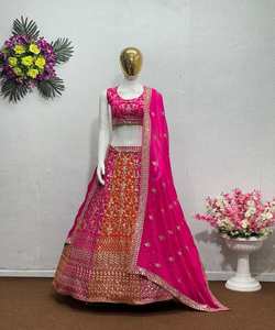Trending Office Wear Linen Lehenga Choli Set with Chic Printed Design and Hand Work on Your Big Day Modern <strong>Bride</strong> Lehenga Choli