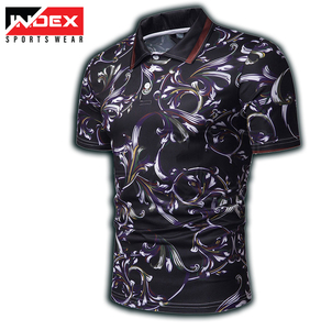 T-shirt personnalisé pour homme de haute qualité, col roulé, manches courtes, respirant, séchage rapide, élasthanne/polyester, sérigraphie sur le devant - Product Image 4