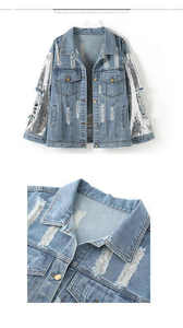 Premium quality best <b>fabric</b> Women Denim Jacket fully customized breathable latest design Denim Jacket with in reasonable price - Product Image 6