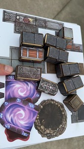 Tùy Chỉnh Tabletop Anime 2D Hình 3D Chết Cắt Giấy Bản Đồ Địa Hình Tòa Nhà Cho Lol Dungeons Và Dragons D & D Board RPG Trò Chơi Phiêu Lưu - Product Image 3