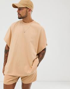 Trending 2025 Streetwear nuevo diseño personalizado de alta calidad camiseta de gran tamaño + conjunto corto de hombre suelto 100% algodón conjunto de manga corta - Product Image 5