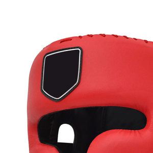 Haute cuir jeunesse Kickboxing casque Sparring Head Gear vente chaude sécurité Boxin tête garde usine directe prix de gros - Product Image 4
