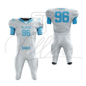 Uniforme de football américain au design unique et personnalisé, respirant, à manches courtes, imprimé pour l'équipe nationale de football - Product Image 3