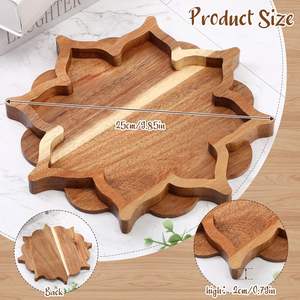 Bandeja de Cristal de Loto Hecha a Mano para Piedras, Cristales, Piedras Curativas, Flor, Madera, Soporte de Almacenamiento de Cristal, Proveedor Personalizado - Product Image 5