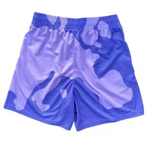 Pantalones Cortos Deportivos de Verano para Hombre, Personalizados con Logotipo, Venta al Por Mayor, Cintura Alta, Transpirables, 100% Algodón, Color Sólido - Product Image 4