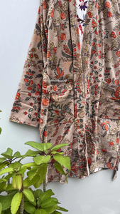 Robe en velours de coton réversible à manches longues pour femme, confortable, grande taille, tenue de nuit - Product Image 3