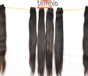 Vente en gros 100% vierge Bundle pas cher brut indien noir femmes extensions 8 pouces lâche vague profonde Curl Styles étiré cheveux humains - Product Image 1