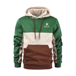 Nueva llegada Sudaderas con capucha para hombre Color personalizado 100% Algodón Poliéster Patrón sólido Cuello con capucha Último estilo Precio al por mayor - Product Image 1