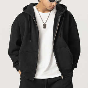 Proveedor de sudaderas con cremallera asequible, venta al por mayor, compra a granel, sudaderas personalizadas con cremallera completa, ropa de calle transpirable y elegante, la mejor - Product Image 3