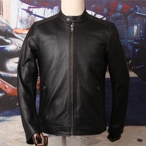 Invierno Letterman Jack personalizado Zip up bordado Retro Vintage Streetwear motocicleta Pu recortada chaquetas de cuero para hombres - Product Image 5