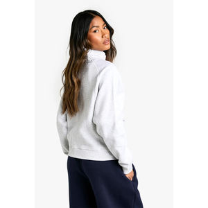 Brushed fleece women slim fit hoodie private label supplier for branded retail and wholesale fashion markets - Product Image 6