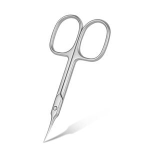 OEM ODM Design Stainless Steel Professional Nail Scissors Plated Handle Eyelash Mini Scissors or <b>Baby</b> Nail Scissors - Product Image 1