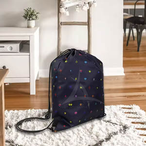 Sac à dos à cordon personnalisé avec logo imprimé par sublimation, tissu personnalisé de haute qualité et tailles personnalisées - Product Image 4
