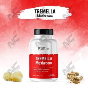 Nutricore Fabricant Indien Bonne Qualité Vente en Gros Compléments Alimentaires Capsules de Tremella Naturelles pour Adultes 60 Capsules - Product Image 2