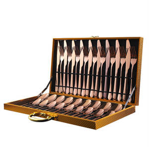 ชุดช้อนส้อมมีลักษณะเป็นเหล็กสะท้อนที่มีคุณภาพสูงชุดเครื่องใช้บนโต๊ะอาหารมาใหม่ชุดที่มีพรสวรรค์งานปาร์ตี้2025ของขวัญขององค์กร - Product Image 4