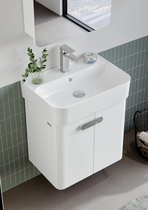 Lavabo de cerámica de gabinete de baño cubierto Orbit de calidad superior de Turkiye - Product Image 6