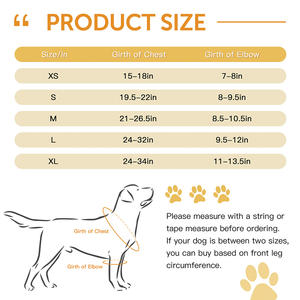 Custom retrattile in Nylon anteriore tutore per cane Pet gomito displasia della spalla dislocazione igroma protezione esterno ferita - Product Image 4