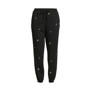 Nouveau pantalon de survêtement uni pour femmes en coton/polyester avec poches latérales Pantalon pour femmes à la mode - Product Image 3
