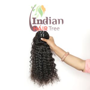 Vente en gros de cheveux de haute qualité à cuticules alignés avec texture soyeuse et extensions de cheveux humains indiens Remy forts pour femmes - Product Image 2