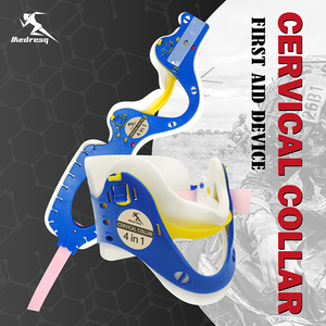 Medresq Dispositif de traction cervicale réglable Collier cervical relaxant du cou Dispositif anti-étouffement Dispositif de sauvetage par étouffement Collier cervical - Product Image 4