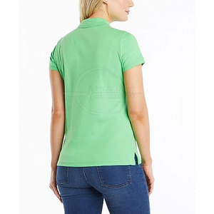 Camiseta de polo informal de algodón para mujer, colección de verano, venta al por mayor, disponible con logotipo personalizado, el mejor precio - Product Image 3