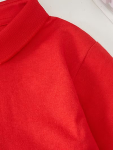 Chemise à col rabattu pour garçons et filles, manches longues, uniforme scolaire, t-shirt uni, coton pur, adapté à un usage quotidien, Bangladesh - Product Image 4