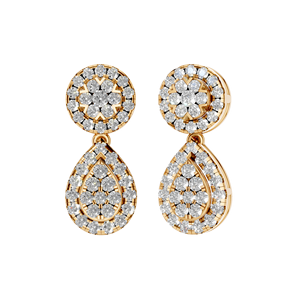Lab Grown Diamond <b>Stud</b> <b>Earring</b> 14K Solid Gold Vintage Brilliant Cut <b>Fine</b> Jewelry for Women's Party OEM ODM Customizable IGI - Product Image 2