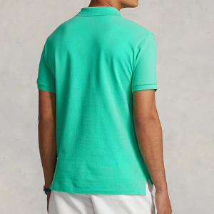 Polos pour hommes séchage rapide couleur unie logo personnalisé imprimé tenue décontracté polo pour hommes polos personnalisés pour hommes - Product Image 4