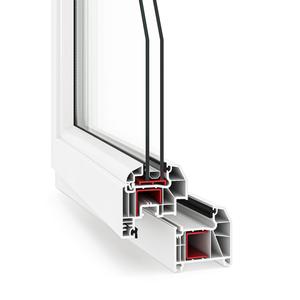 Profil PVC Mywin à 4 chambres pour portes et fenêtres |   Isolation Économe en Énergie/Imperméable |   Garantie de 5 ans |   Diamètre 60 mm 6 m - Product Image 3