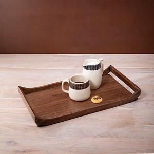 Bandeja DE SERVICIO DE MADERA rectangular de Venta caliente con mango de metal hecho a mano de calidad superior para uso diario - Product Image 5