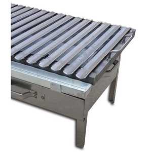 DORELLO SOBA Hotte de barbecue en acier inoxydable chromé, hauteur réglable, pour 5 personnes, utilisation en cuisine, cadeau de Noël festif - Product Image 2