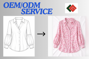 Chemise pour femme, fabricant de vêtements au Vietnam, OEM ODM, vêtements pour femme, étiquette personnalisée, tissu personnalisé, vêtements en gros - Product Image 6