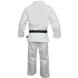 Uniforme de karaté d'arts martiaux blanc en coton extensible, léger, respirant, durable et anti-rétrécissement, personnalisé pour homme - Product Image 2