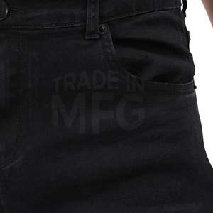 2024 pantalones vaqueros rectos de cintura alta para hombres superventas hechos a medida 100% algodón de secado rápido con artesanía de alta calidad precio razonable - Product Image 5