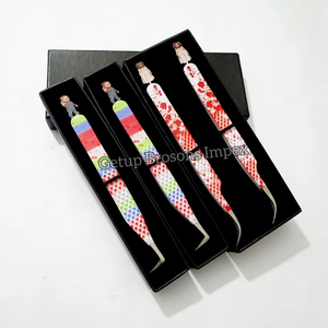 แหนบต่อขนตาแบบโค้ง 90 องศา ลายฮาโลวีน พร้อมตุ๊กตาฮาโลวีนตัดลาย  สำหรับต่อขนตา  อุปกรณ์เสริมความงาม - Product Image 4