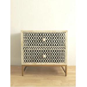 Commode de rangement en incrustation d'os de qualité supérieure, meuble artisanal élégant pour la décoration du salon au meilleur prix du marché - Product Image 1