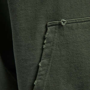 Sudaderas con capucha de felpa francesa en blanco personalizadas de alta calidad para hombres, ropa de calle, sudaderas con capucha de hombro caído de gran tamaño para fábrica - Product Image 5