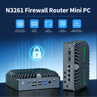 Dispositivo de Red Sin Ventilador OEM I5 I7 Sin Ventilador 6 LAN (4*2.5G + 2*10G SFP) PC Industrial para Sistemas IoT/Edge