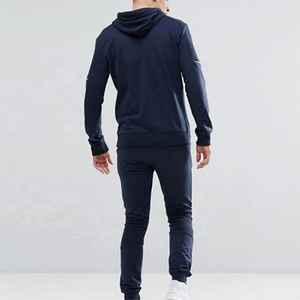 OEM survêtement personnalisé de haute qualité 2025 en coton deux pièces pour hommes ensemble de pantalons empilés avec logo personnalisé survêtements d'été imprimés décontractés - Product Image 2